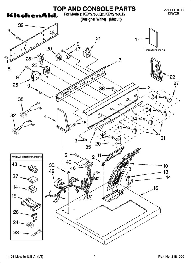 Diagram for KEYS750LQ2