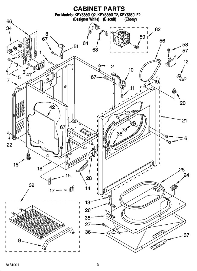 Diagram for KEYS850LE2