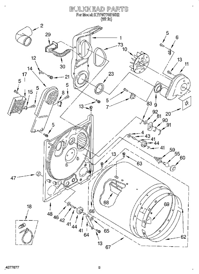 Diagram for KEYW770BWH2