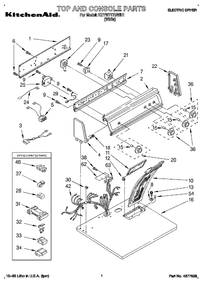 Diagram for KEYW777BWH1