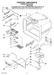 Diagram for 02 - Freezer Liner Parts