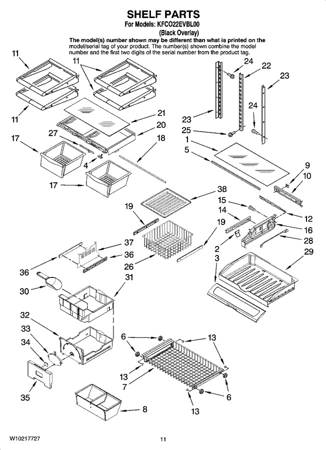 Diagram for KFCO22EVBL00