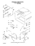 Diagram for 02 - Freezer Liner Parts