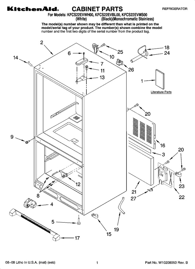 Diagram for KFCS22EVWH00