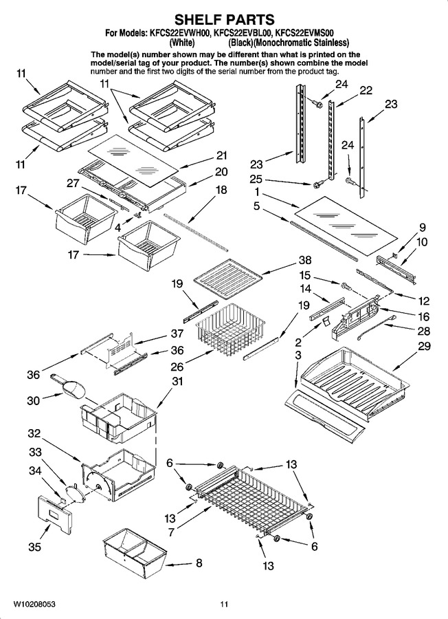 Diagram for KFCS22EVWH00