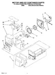 Diagram for 04 - Motor And Ice Container Parts