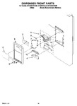 Diagram for 08 - Dispenser Front Parts