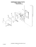 Diagram for 08 - Dispenser Front Parts