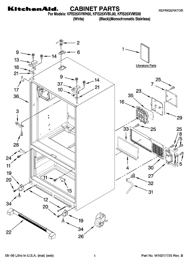 Diagram for KFIS25XVWH00