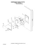 Diagram for 08 - Dispenser Front Parts