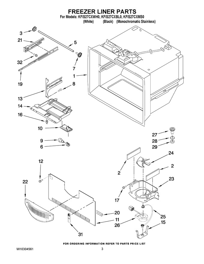 Diagram for KFIS27CXMS0