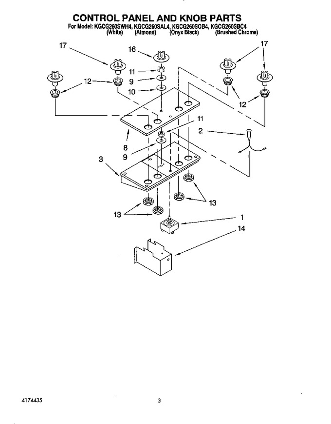 Diagram for KGCG260SAL4