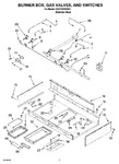 Diagram for 02 - Burner Box, Gas Valves, And Switches, Optional Parts