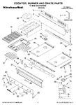 Diagram for 01 - Cooktop, Burner And Grate Parts