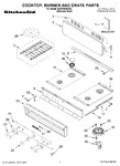 Diagram for 01 - Cooktop, Burner, And Grate Parts