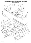 Diagram for 02 - Burner Box, Gas Valves, And Switches, Optional Parts