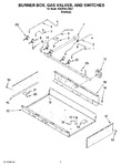 Diagram for 02 - Burner Box, Gas Valves, And Switches, Optional Parts