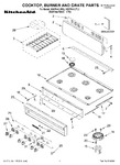 Diagram for 01 - Cooktop, Burner And Grate Parts