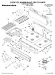 Diagram for 01 - Cooktop, Burner And Grate Parts