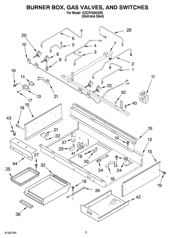 Diagram for KGCP483KSS0