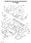 Diagram for 02 - Burner Box, Gas Valves, And Switches, Optional Parts