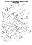 Diagram for 02 - Burner Box, Gas Valves, And Switches, Optional Parts