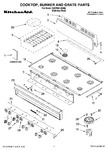 Diagram for 01 - Cooktop, Burner And Grate Parts