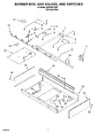 Diagram for 02 - Burner Box, Gas Valves, And Switches, Optional Parts