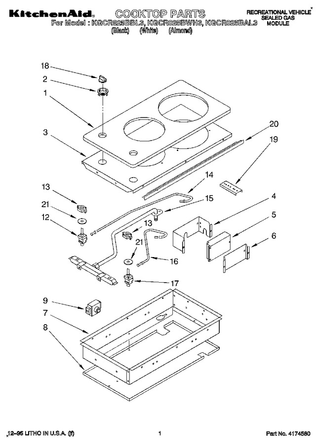 Diagram for KGCR025BWH3