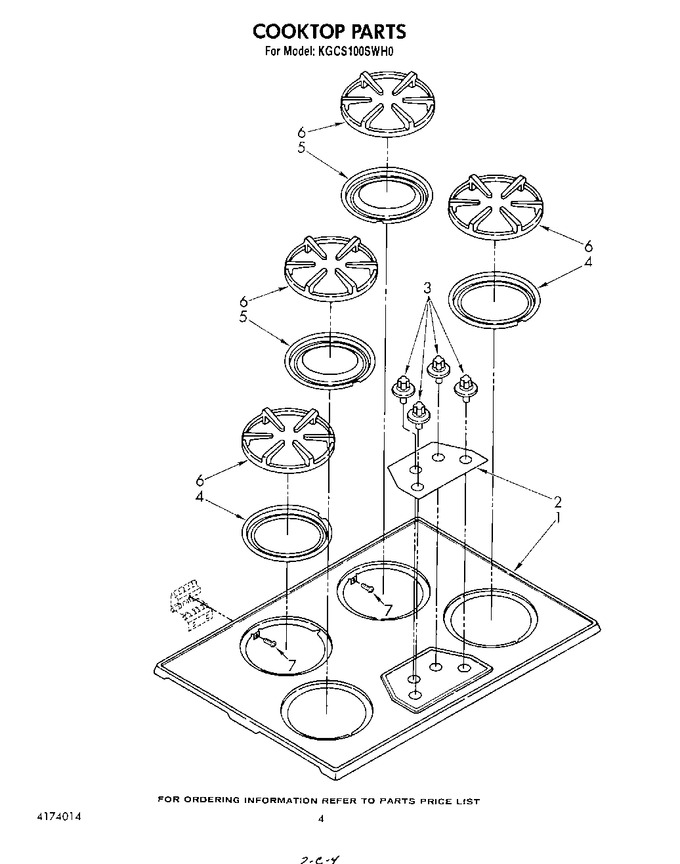 Diagram for KGCS100SWH0