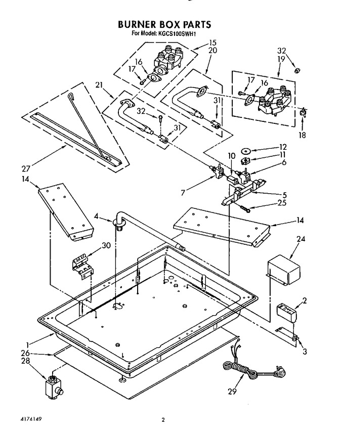 Diagram for KGCS100SWH1