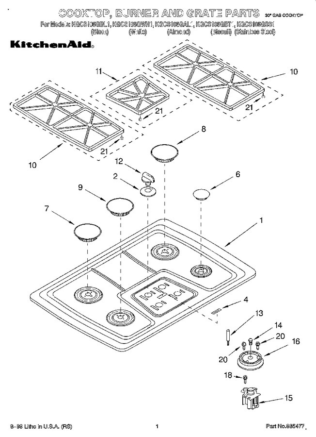 Diagram for KGCS105GWH1