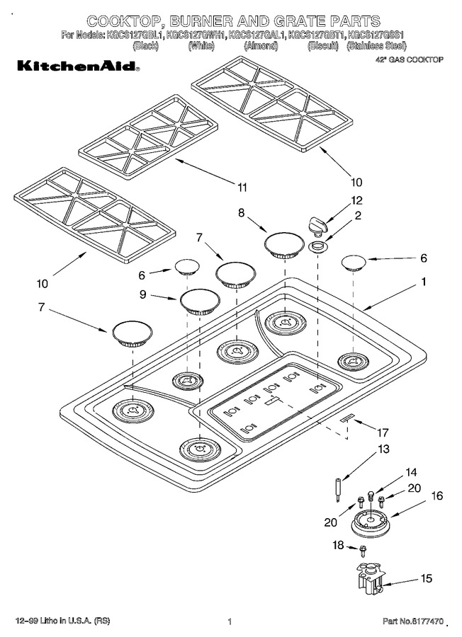 Diagram for KGCS127GBT1