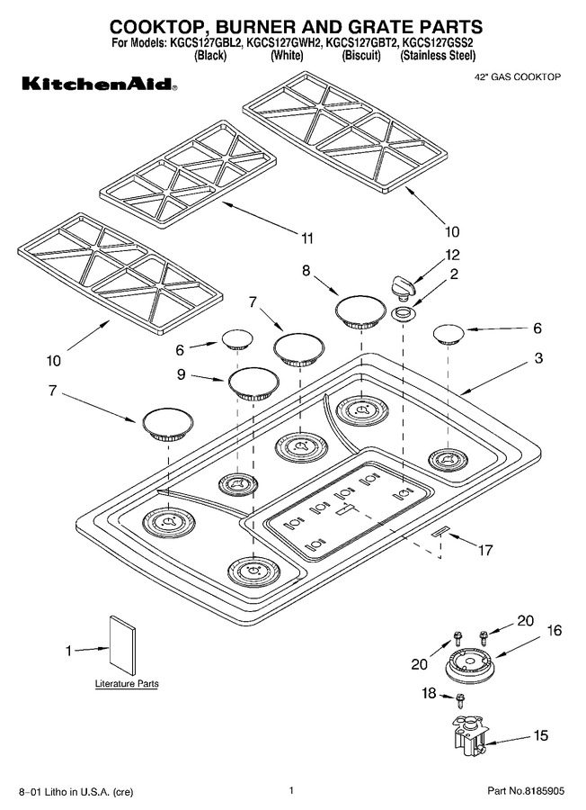 Diagram for KGCS127GBT2