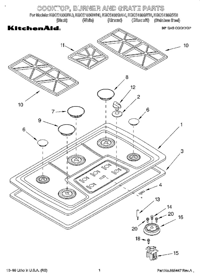 Diagram for KGCS166GWH0