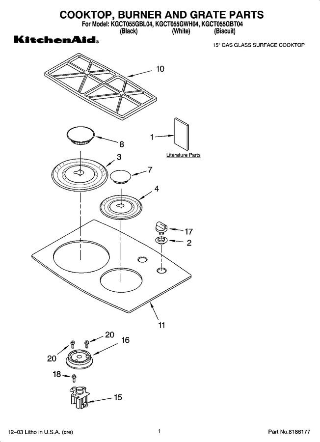 Diagram for KGCT055GBL04