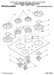 Diagram for 01 - Cooktop, Burner And Grate