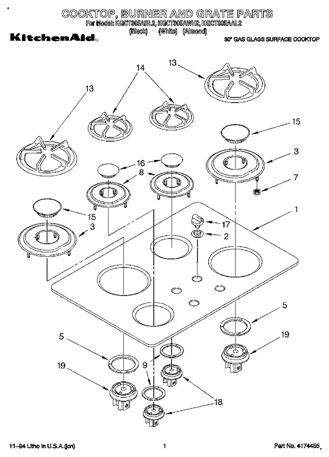 Diagram for KGCT305AWH2