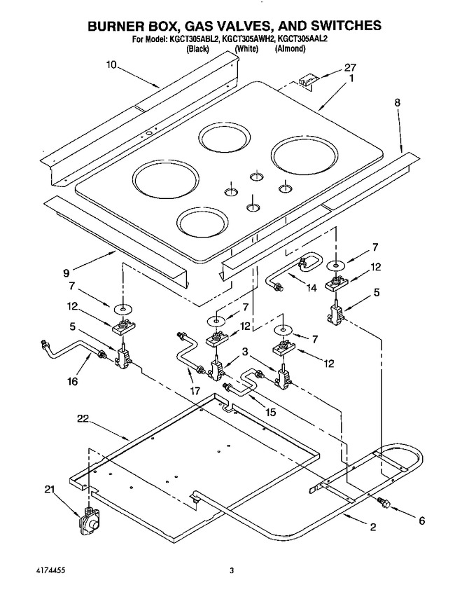 Diagram for KGCT305AWH2