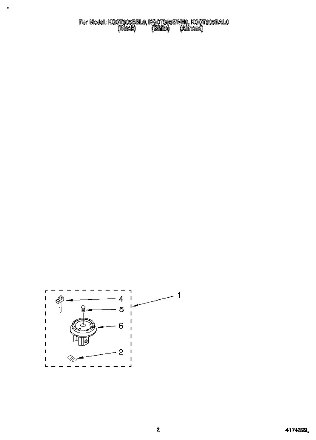 Diagram for KGCT305BBL0