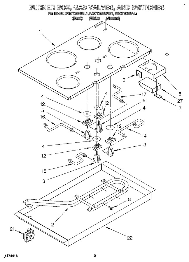 Diagram for KGCT305BBL1