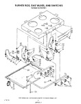 Diagram for 03 - Burner Box, Gas Valves,and Switches