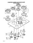 Diagram for 02 - Cooktop, Burner And Grate