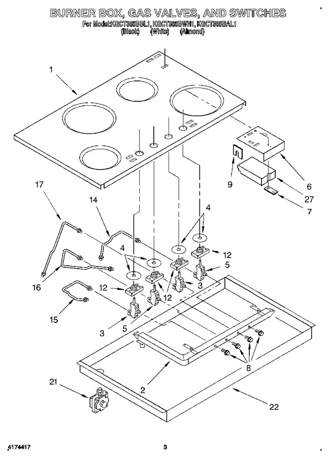 Diagram for KGCT365BWH1