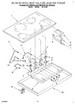 Diagram for 03 - Burner Box, Gas Valves, And Switches