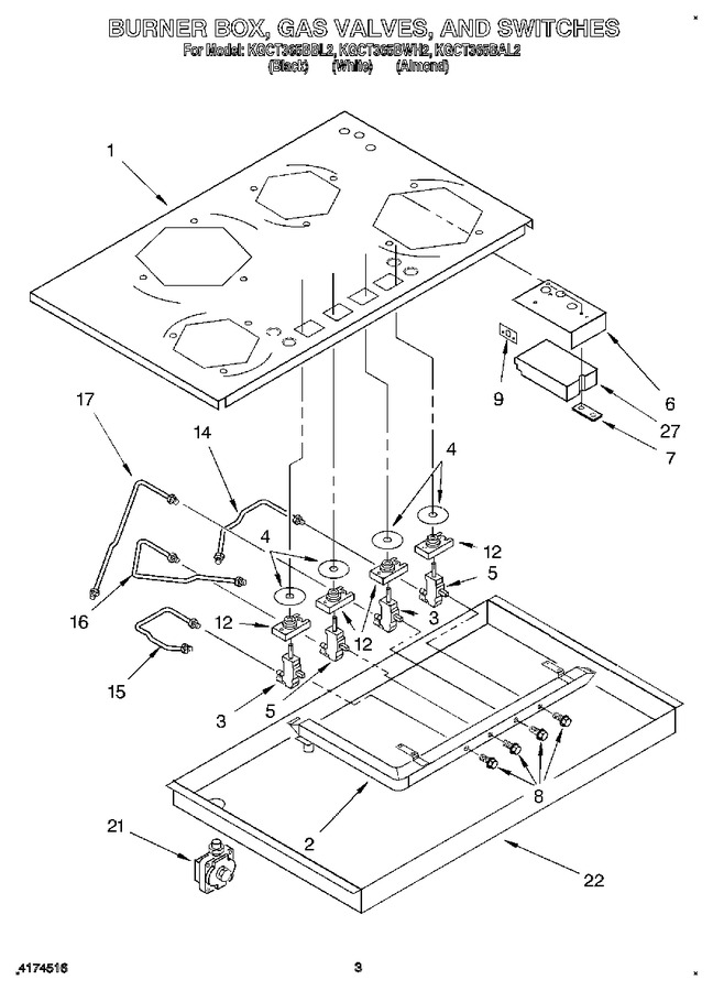 Diagram for KGCT365BBL2