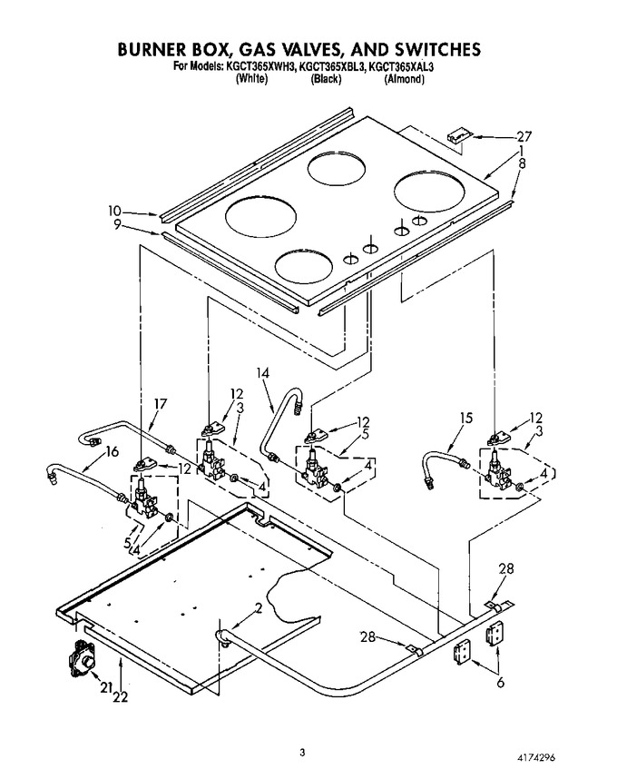 Diagram for KGCT365XWH3