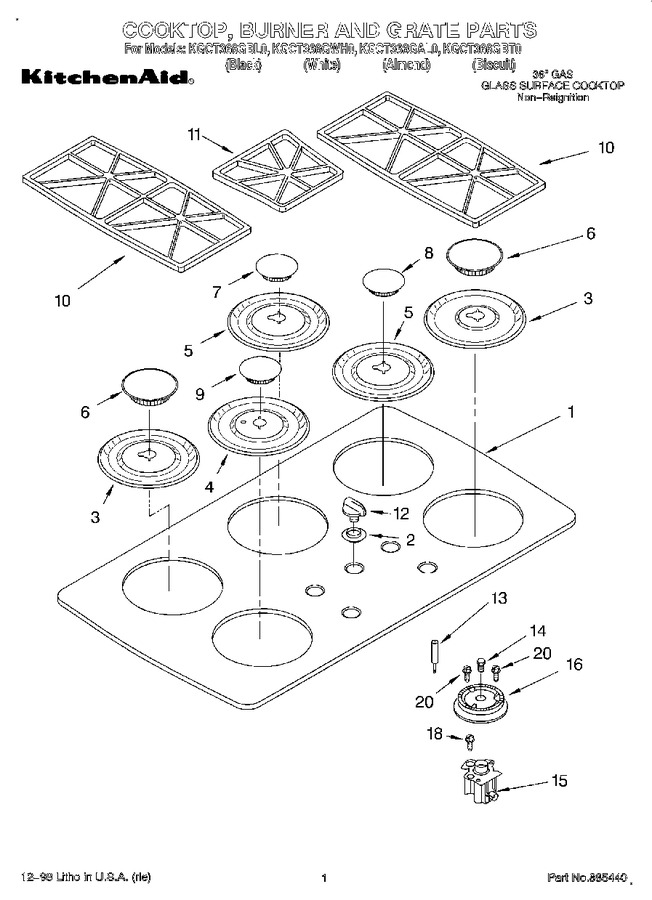 Diagram for KGCT366GWH0