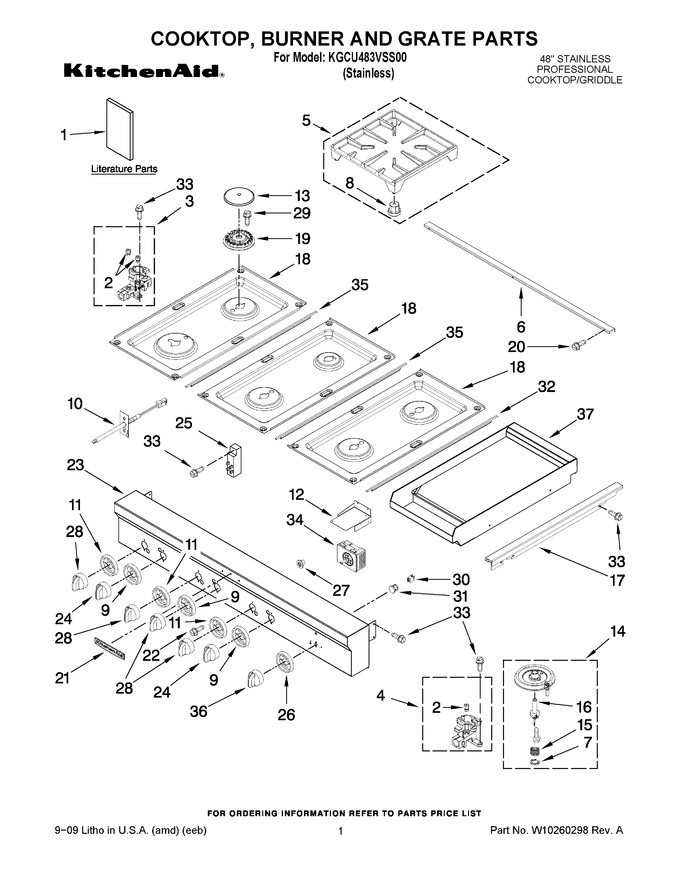 Diagram for KGCU483VSS00