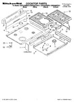 Diagram for 01 - Cooktop Parts